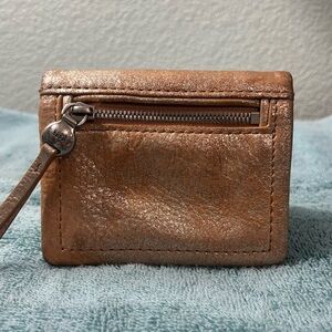 HOBO Metallic Wallet in Bronze